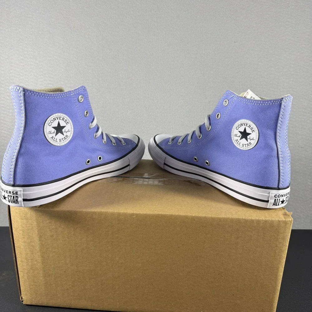 Converse Chuck Taylor All Star High Top Periwinkle Blue Sneakers A17793F Size 6Y